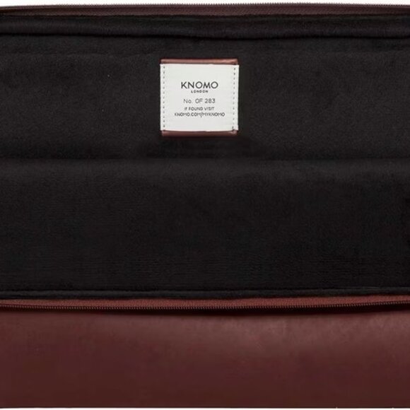 Knomo Brown Leather Sleeve for Laptop 0r Tablet (45-102-/45-101)/45-100) - Picture 2 of 3